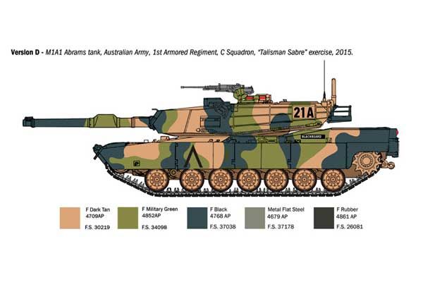 M1A1 Abrams (Italeri 6596) 1/35