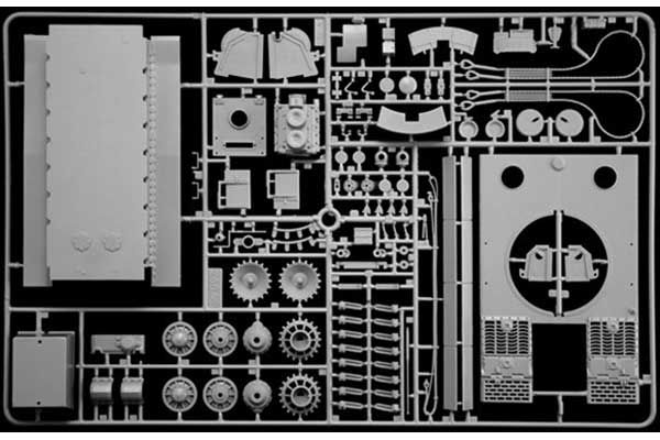 Pz.Kpfw. VI Tiger I Ausf. E позднего производства (Italeri 6754) 1/35