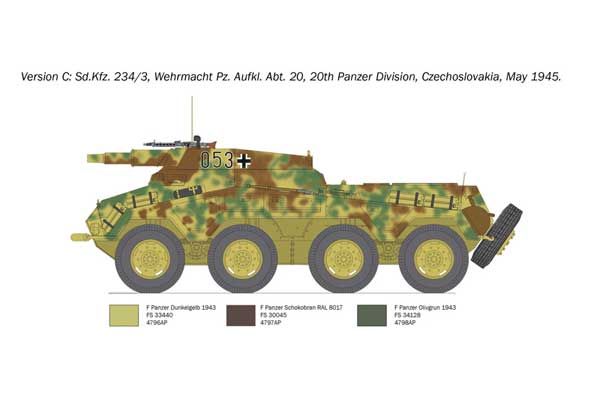Sd. Kfz. 234/3 (Italeri 6756) 1/35