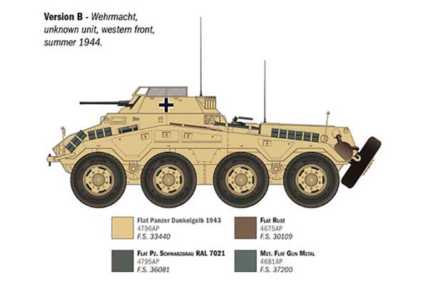 Sd. Kfz. 234/1 (Italeri 6757) 1/35