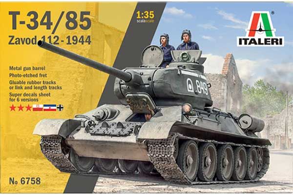 Т-34/85 Завод 112 -1944 (Italeri 6758) 1/35