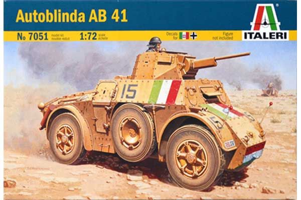 Autoblinda AB 41 (ITALERI 7051) 1/72 Autoblinda AB 41 (ITALERI 7051) 1/72