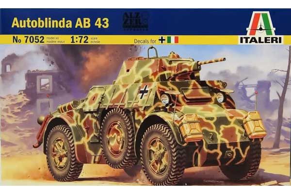 Autoblinda AB 43 (ITALERI 7052) 1/72 Autoblinda AB 43 (ITALERI 7052) 1/72