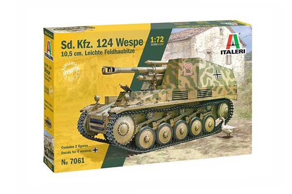 Sd.Kfz.124 Wespe (Italeri 7061) 1/72