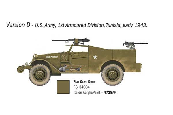 M3A1 Scout Car (Italeri 7063) 1/72