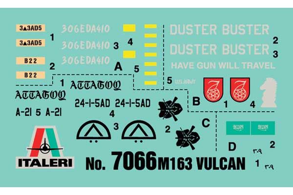 M163 Vulcan (ITALERI 7066) 1/72