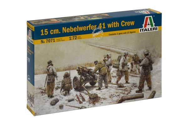 15 cm. Nebelwerfer 41   с расчетом (ITALERI 7071) 1/72