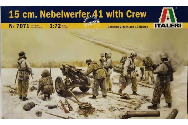 15 cm. Nebelwerfer 41   с расчетом (ITALERI 7071) 1/72