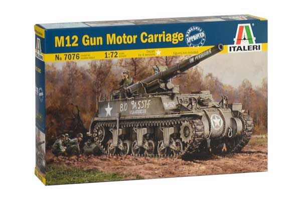 Самоходная пушка M12 (Italeri 7076) 1/72