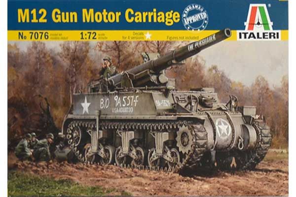 Самоходная пушка M12 (Italeri 7076) 1/72