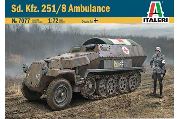 Sd.Kfz. 251/8  Медецинская (Italeri 7077) 1/72 Sd.Kfz. 251/8  Медецинская (Italeri 7077) 1/72