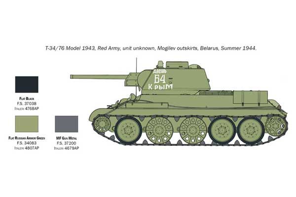 T-34/76 (Italeri 7078) 1/72