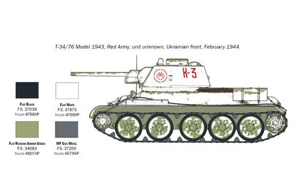 T-34/76 (Italeri 7078) 1/72