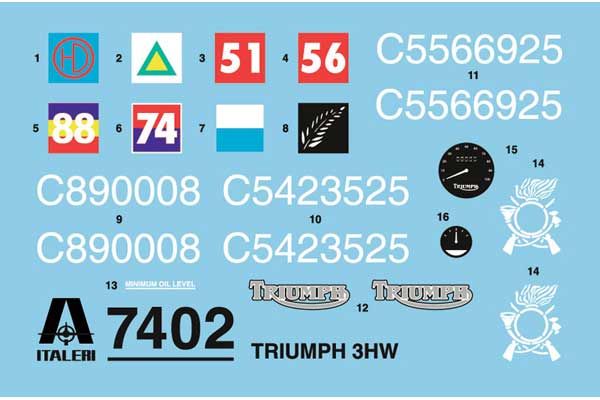 TRIUMPH 3HW (Italeri 7402) 1/9