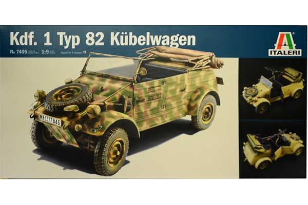Kdf. 1 Typ 82 Kübelwagen (Italeri 7405) 1/9