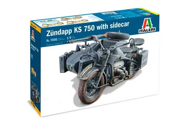 Zundapp KS 750 з коляскою (Italeri 7406) 1/9