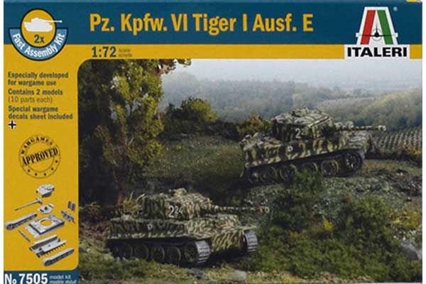 Pz. Kpfw. VI TIGER I Ausf. E (Italeri 7505) 1/72 Pz. Kpfw. VI TIGER I Ausf. E (Italeri 7505) 1/72