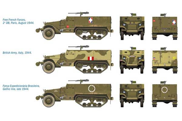 M3 Напівгусеничний бронетранстпортер (Italeri 7509) 1/72