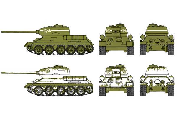 Т-34/85  (Italeri 7515) 1/72