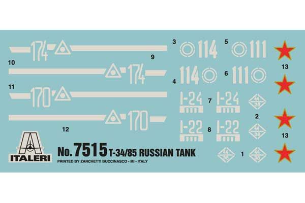 Т-34/85  (Italeri 7515) 1/72