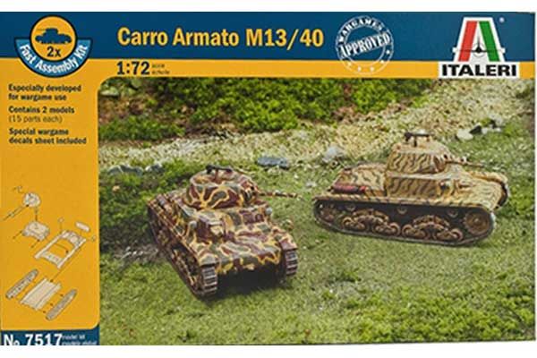 Carro Armato M13/40 (Italeri 7517) 1/72 Carro Armato M13/40 (Italeri 7517) 1/72