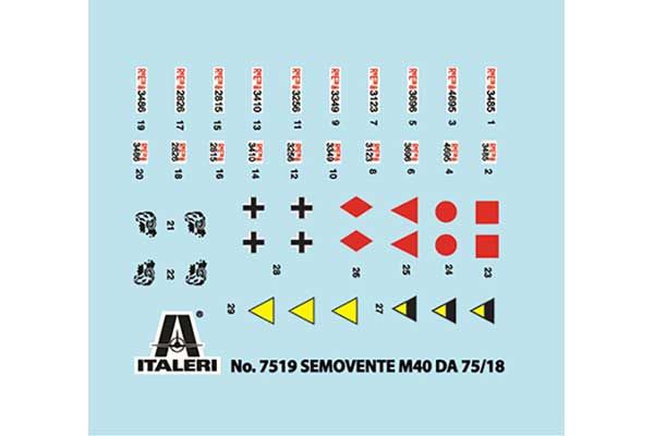 Semovente M40 з гарматою 75/18 (Italeri 7519) 1/72
