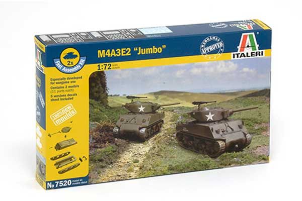 Модель танка M4A3E2 (Italeri 7520) 1/72