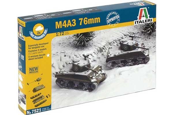 M4A3 76mm (ITALERI 7521) 1/72