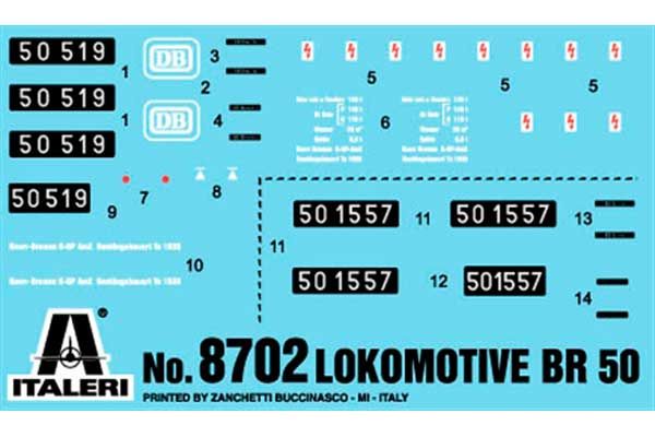 Lokomotive BR50 (Italeri 8702) 1/87 HO