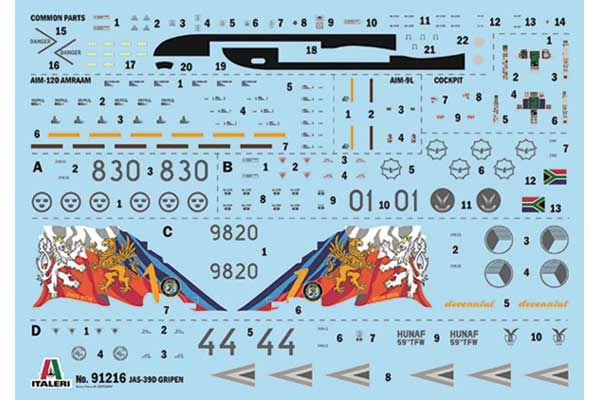 JAS-39D Gripen Twin Seater (Italeri 91216) 1/72