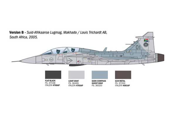 JAS-39D Gripen Twin Seater (Italeri 91216) 1/72