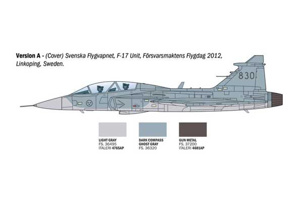 JAS-39D Gripen Twin Seater (Italeri 91216) 1/72