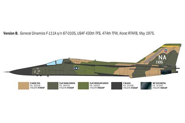 F-111A Aardvark (Italeri 91232) 1/72