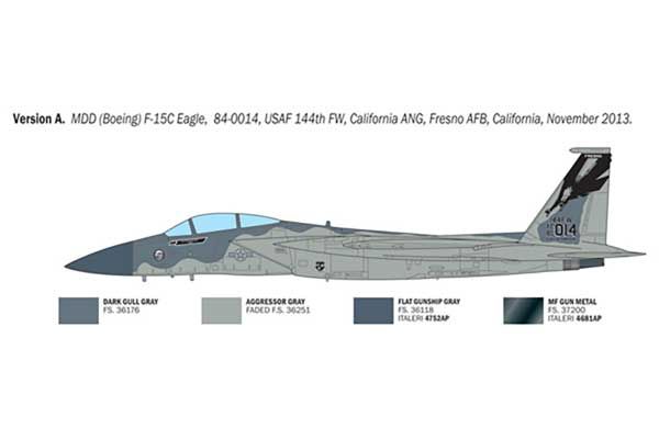 F-15C Eagle (Italeri 92763) 1/48