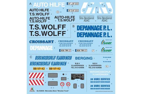 Mercedes-Benz Wrecker Truck (Italeri 93808) 1/24