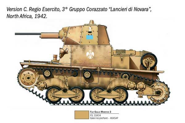 Carro Armato L6 / 40 (Italeri 96553) 1/35