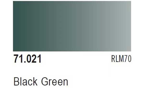 Краска акриловая "Model Air" черно-зеленый Vallejo 71021