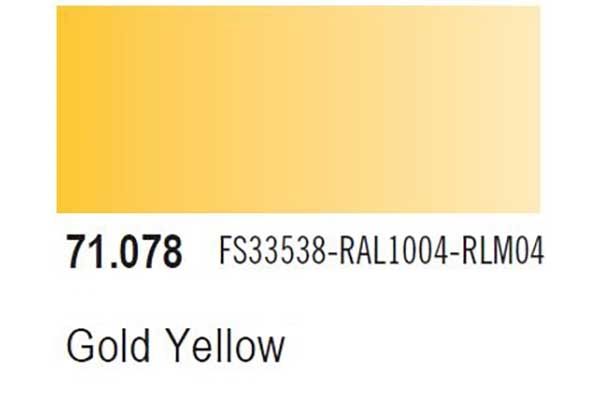 Фарба акрилова "Model Air" золотисто-жовтий Vallejo 71078