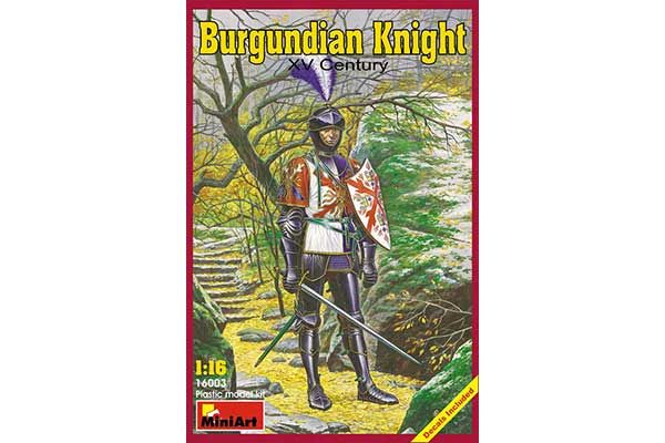 Бургундский рыцарь, XV век (MiniArt 16003) 1/16 Бургундский рыцарь, XV век (MiniArt 16003) 1/16