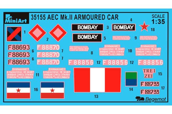 AEC Mk.II британський бронеавтомобіль (MiniArt 35155) 1/35