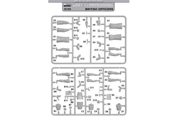 Британські офіцери (MiniArt 35165) 1/35