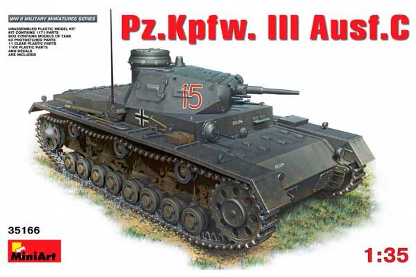 Pz.Kpfw. III Ausf C (1/35) MiniArt 35166 Pz.Kpfw. III Ausf C (1/35) MiniArt 35166