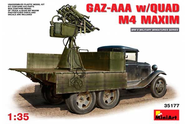 ГАЗ-ААА с пулеметом "Максим" М4 (MiniArt 35177) 1/35