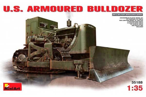 Американський броньований бульдозер (MiniArt 35188) 1/35 Американський броньований бульдозер (MiniArt 35188) 1/35