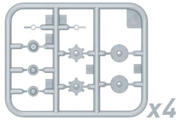 Семейство колес для ЗИС-6 (MiniArt 35201) 1/35