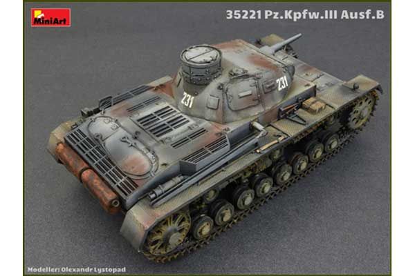 Pz.Kpfw.III Ausf.B с экипажем (MiniArt 35221) 1/35