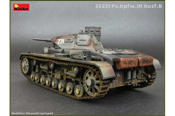Pz.Kpfw.III Ausf.B с экипажем (MiniArt 35221) 1/35