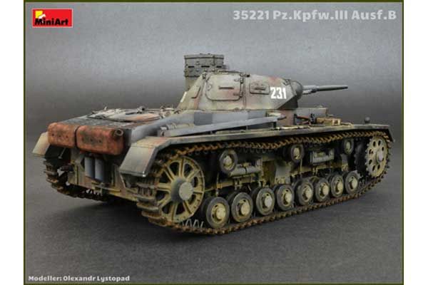 Pz.Kpfw.III Ausf.B з екіпажем (MiniArt 35221) 1/35