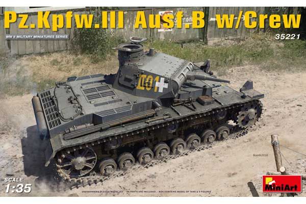 Pz.Kpfw.III Ausf.B з екіпажем (MiniArt 35221) 1/35