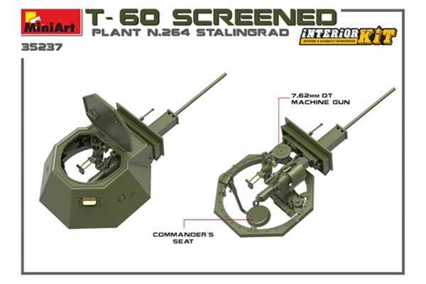 T-60 Екранований (Сталінградський Тракторний Завод №264) (MiniArt 35237) 1/35